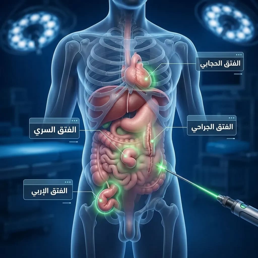 أنواع الفتق التي نعالجها