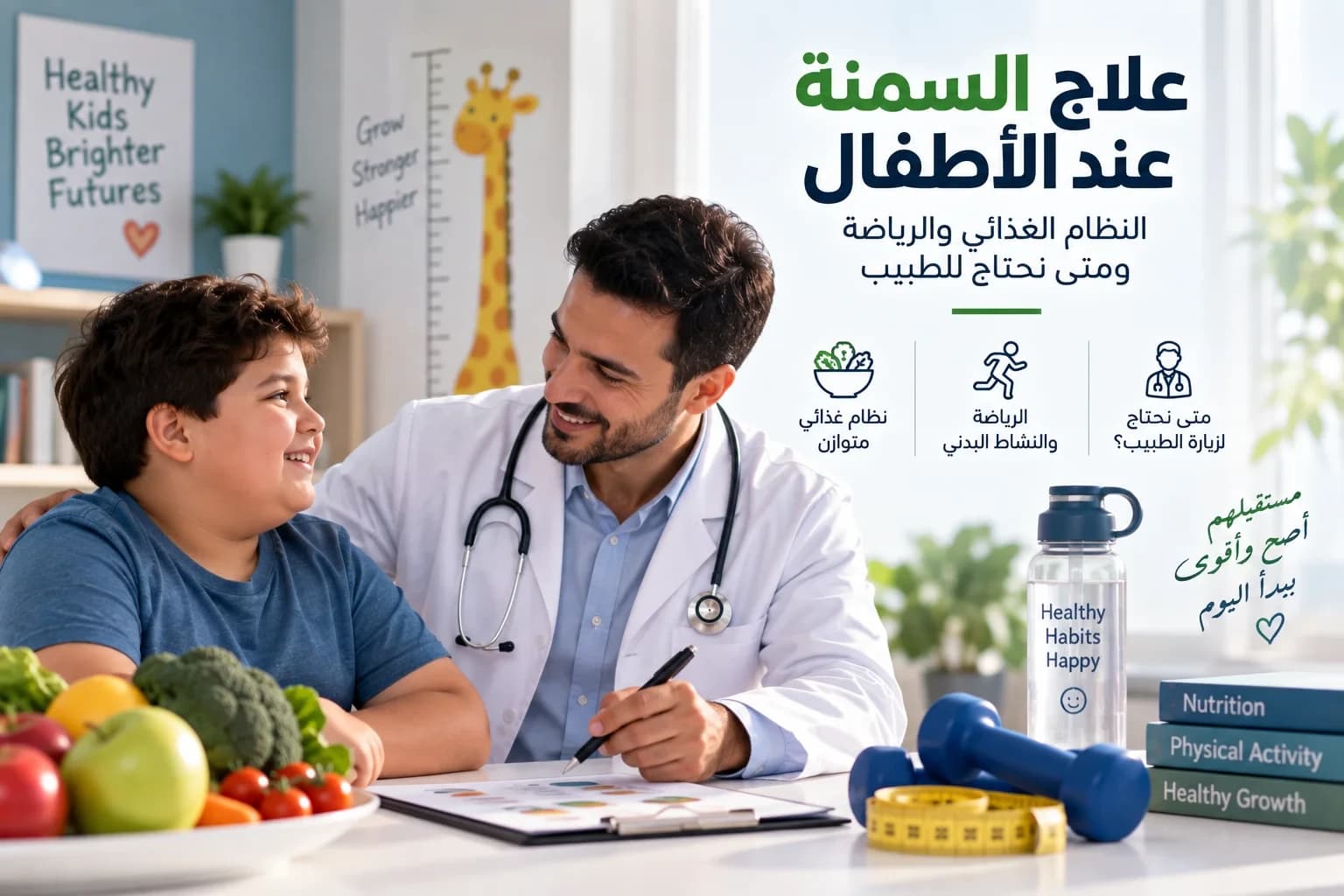 علاج السمنة عند الأطفال: النظام الغذائي والرياضة ومتى نحتاج للطبيب